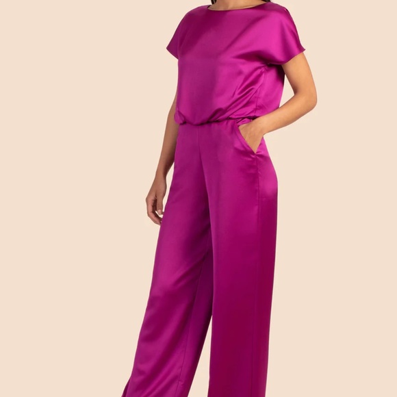 Trina Turk Fuchsia Jumpsuit - Picture 3 of 3